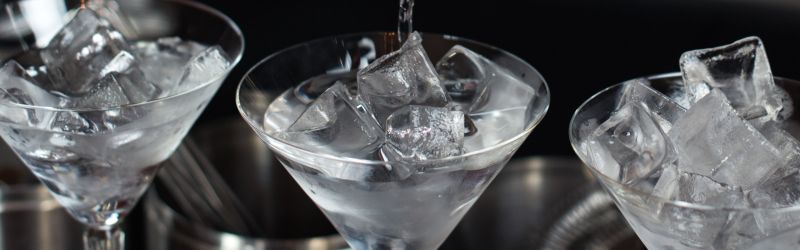Eis im Glas